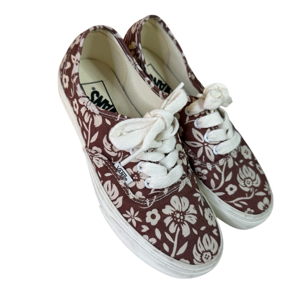 Vans Authentic Wood Block Brown Sneakers